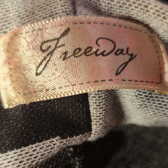Freeway Open Front Tie Sweater Sz L - Picture 3 of 8